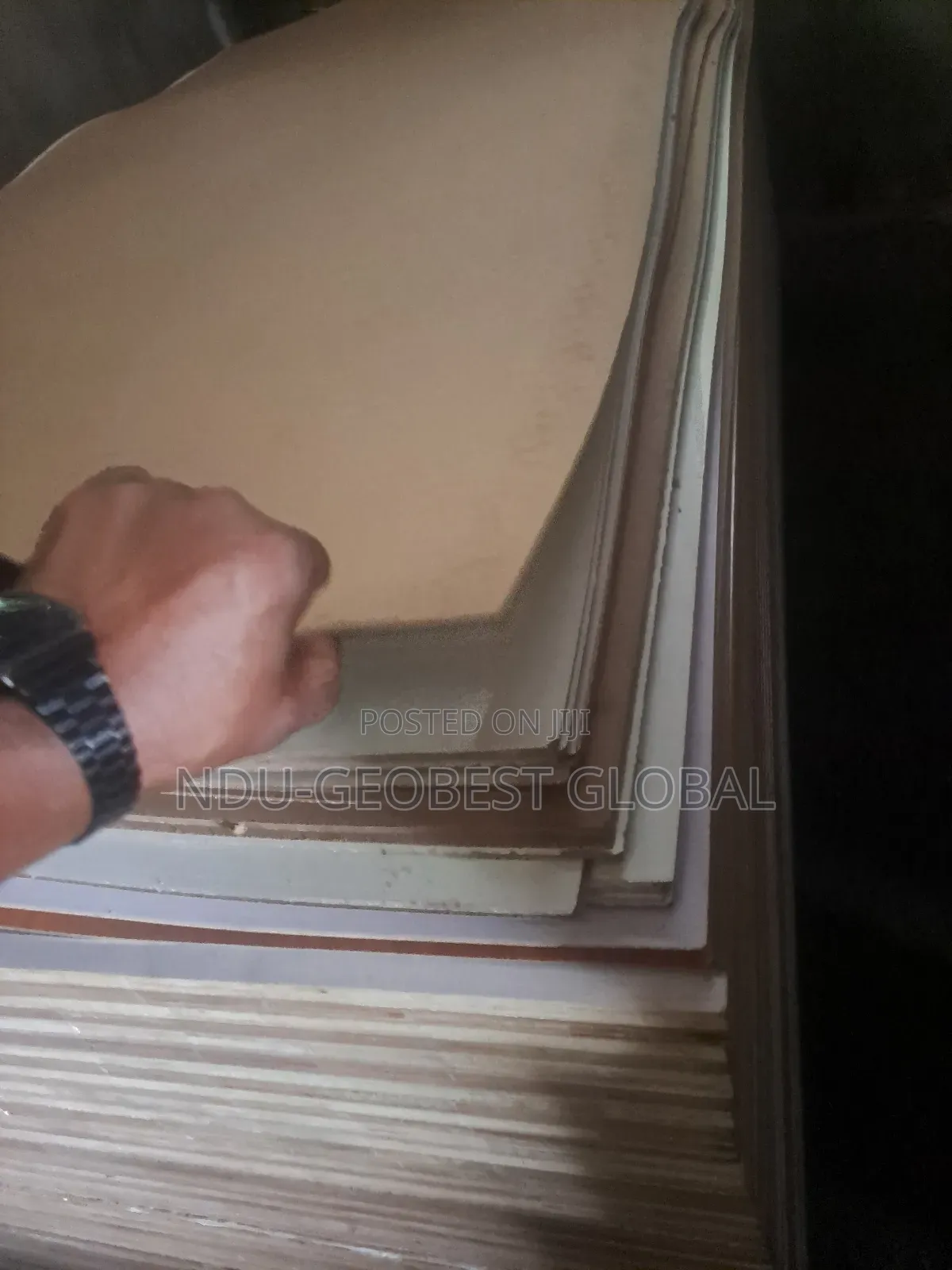 Cardboard Blasting (Cardboard 8ft X 4ft X 3mm Thk)