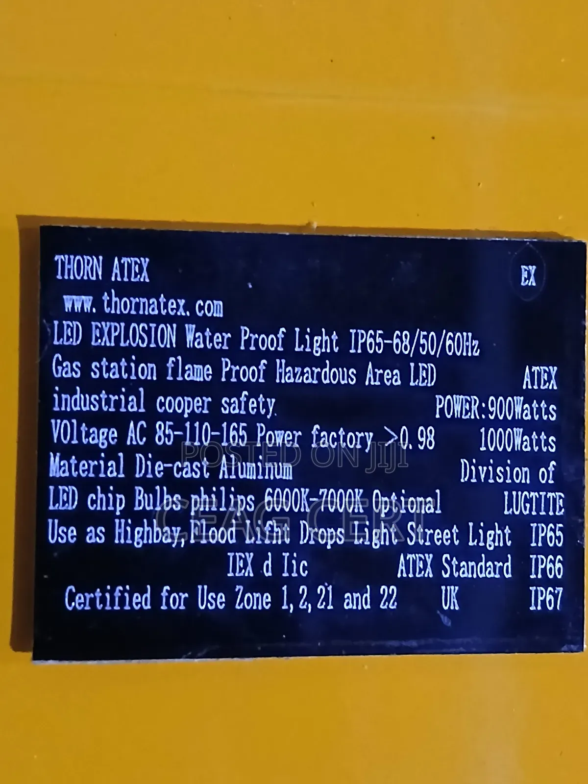 1000w Fire Proof Light