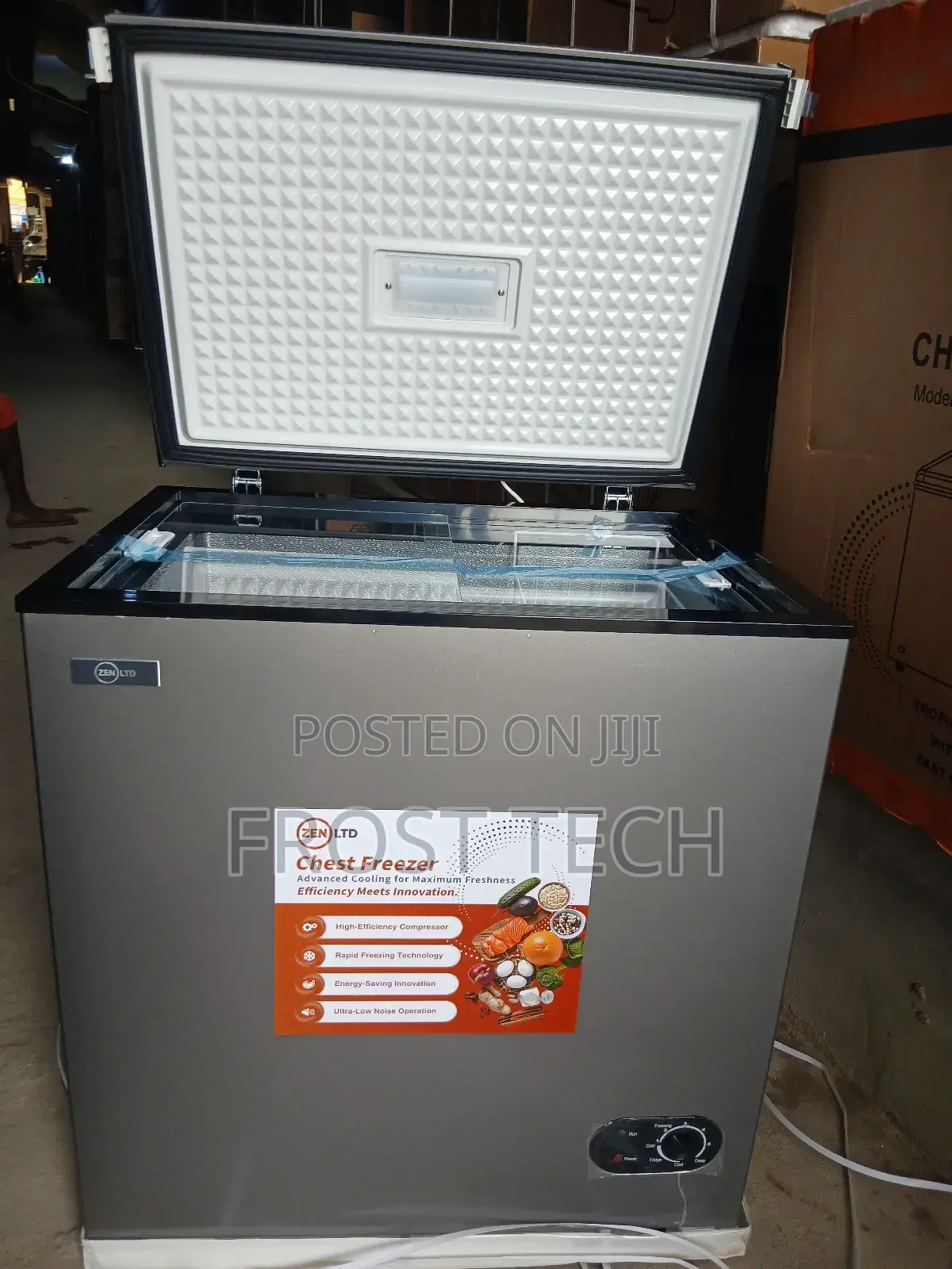 Brand Zen LTD 150liters Chest Freezer With Slideable Glasses