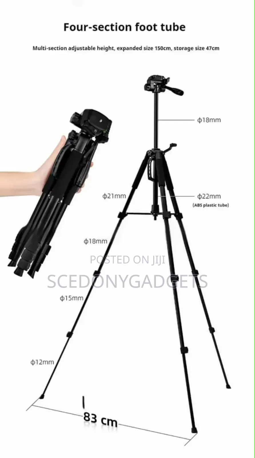 Tripod Stand F-550t