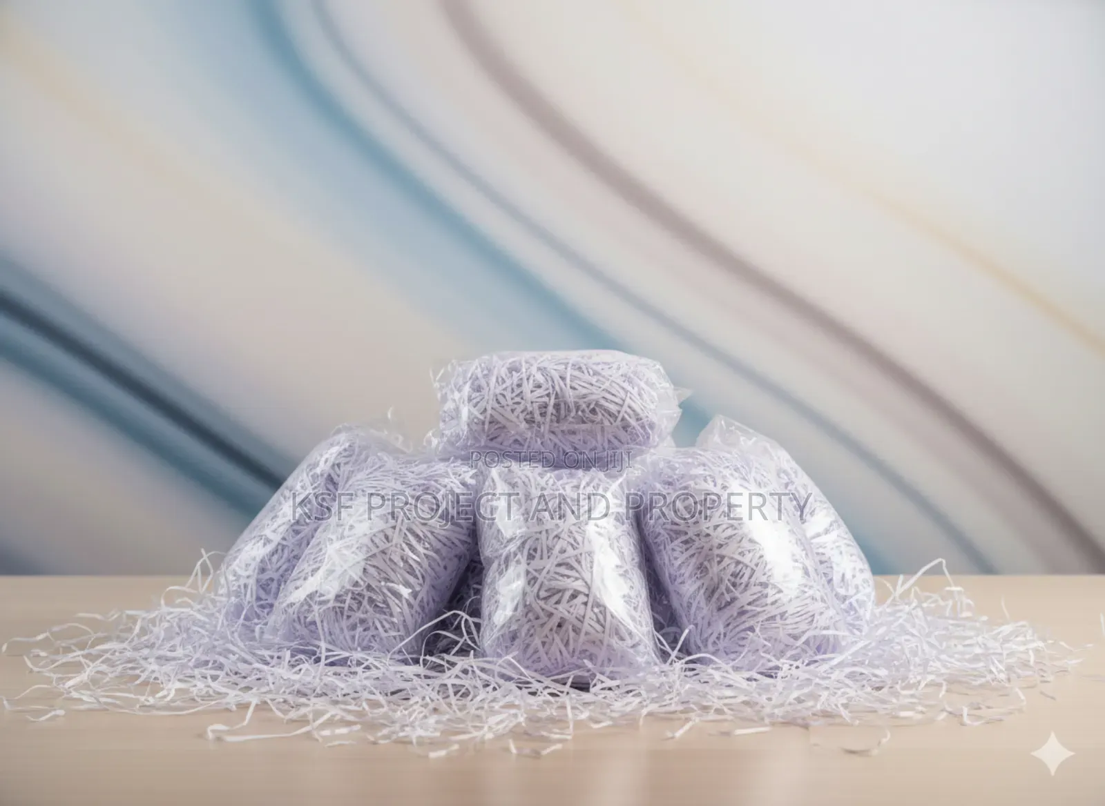 White Shredded Paper 100g