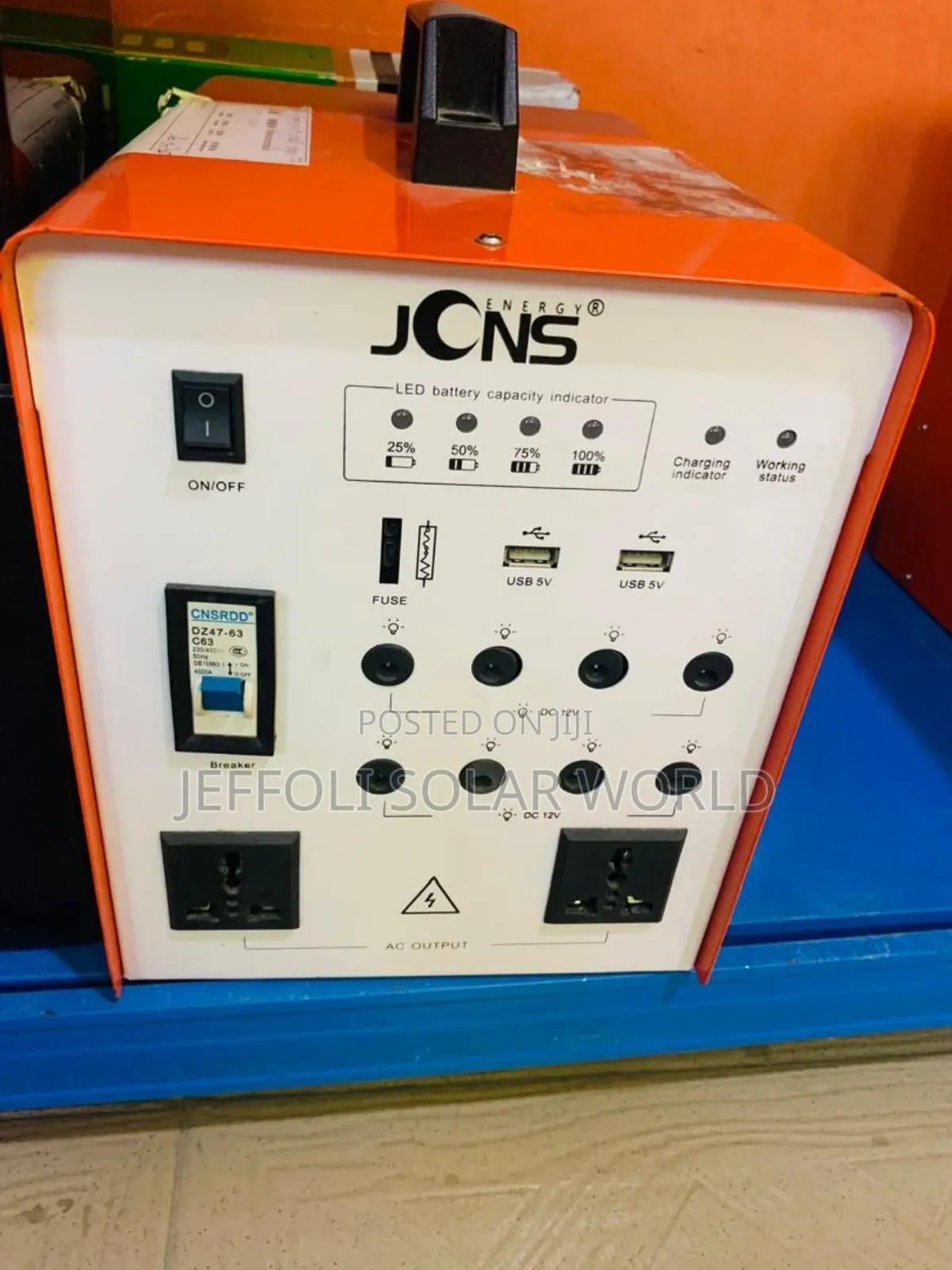 JCNS Solar Generator