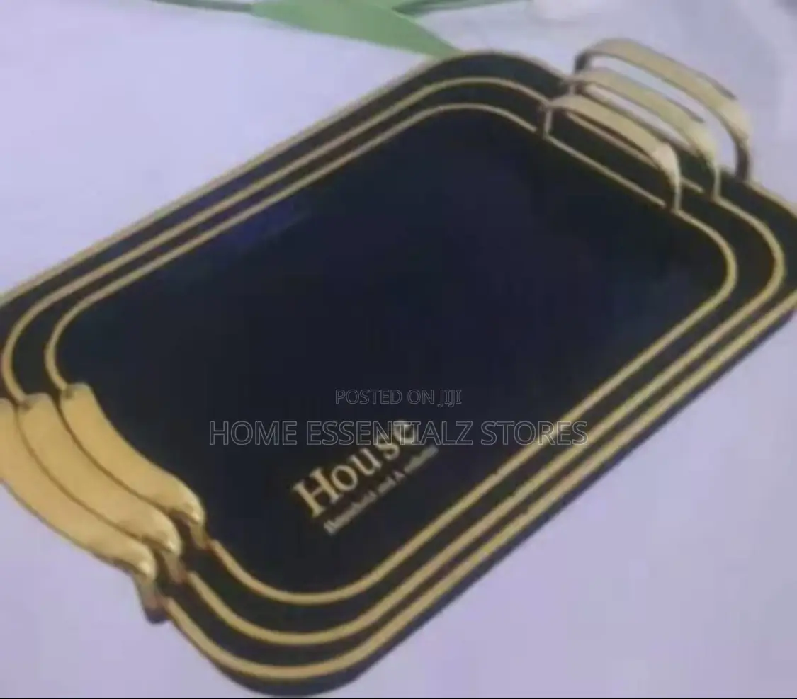 3 Pieces Serving Tray Set - Food Serving Trays