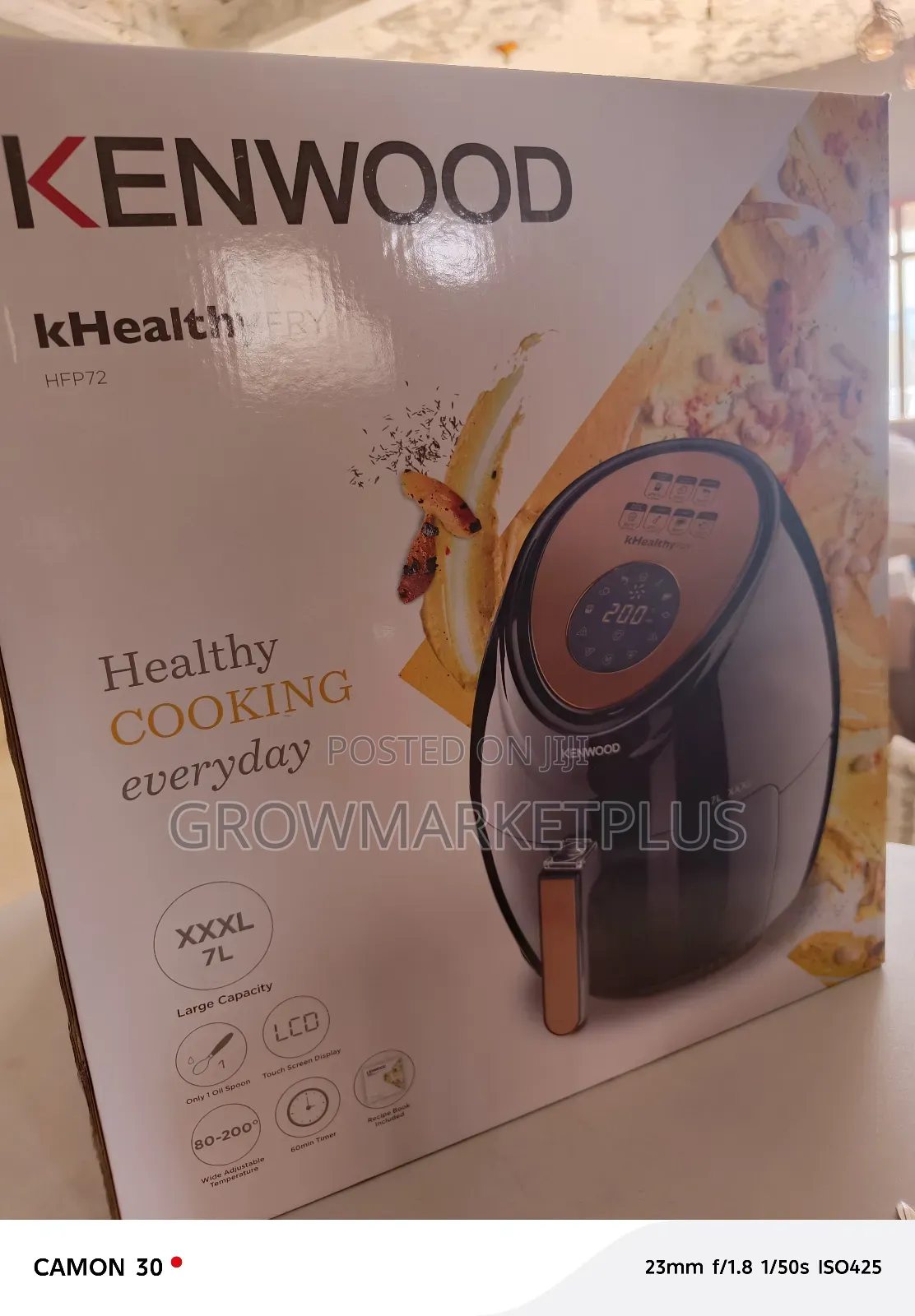 Kenwood Digital Air Fryer – Hfp72 (7 L | 1800 W)