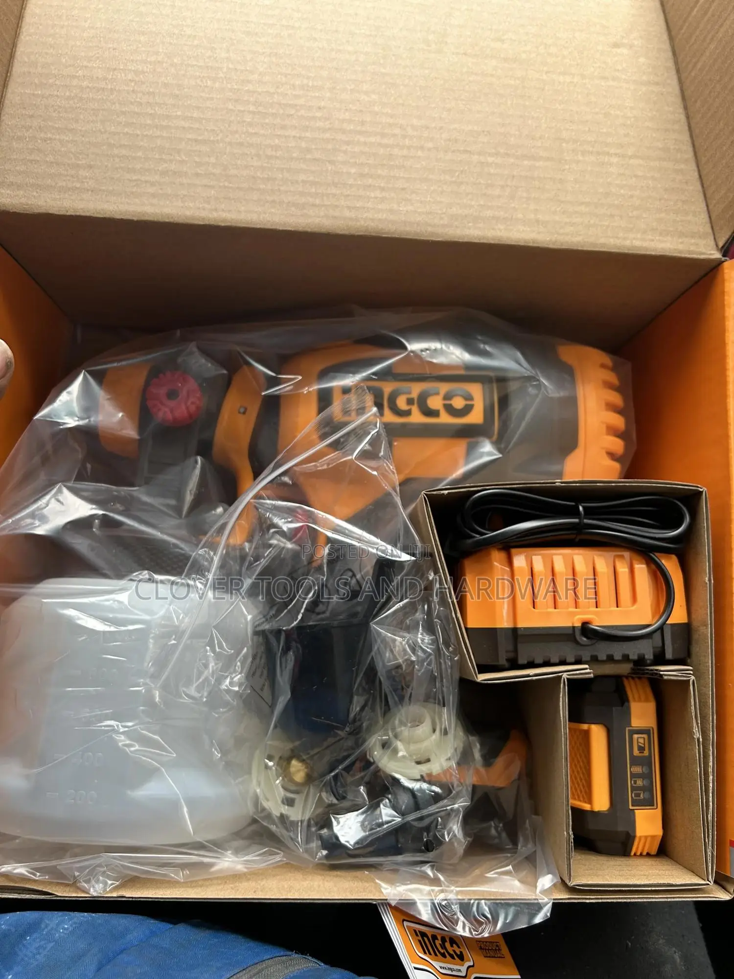 Ingco Lithium-Ion Cordless Spray Gun 20v