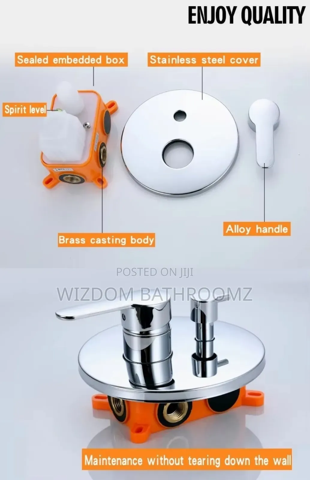 Concealed Round Shower Set