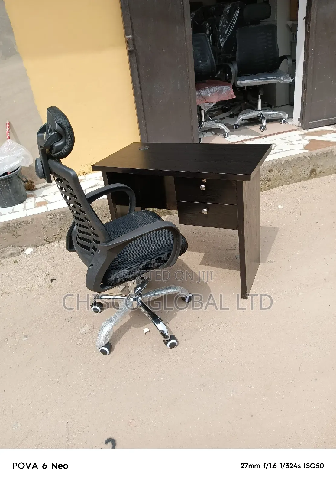 Office Chair and Table