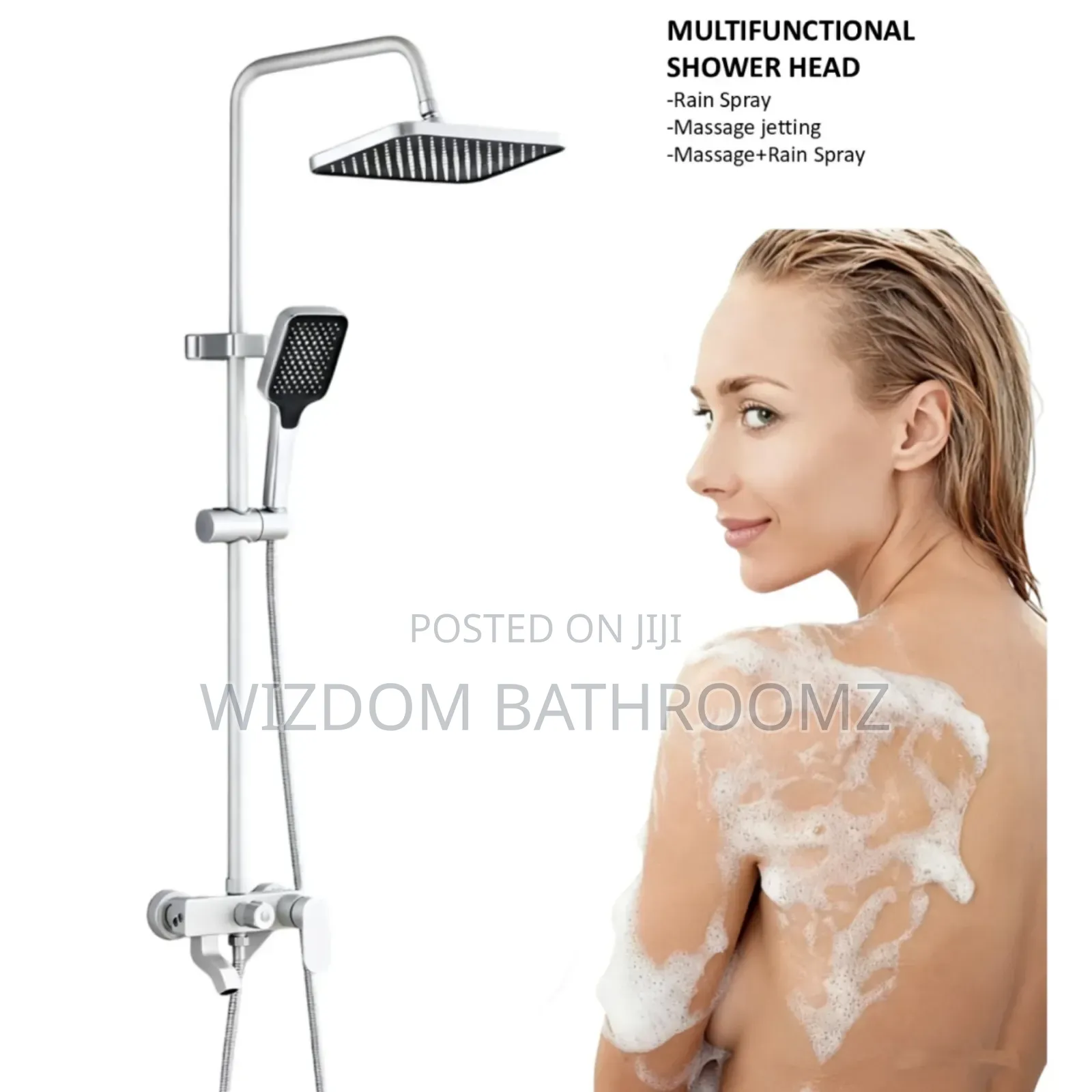 Aluminium Standing Shower Set