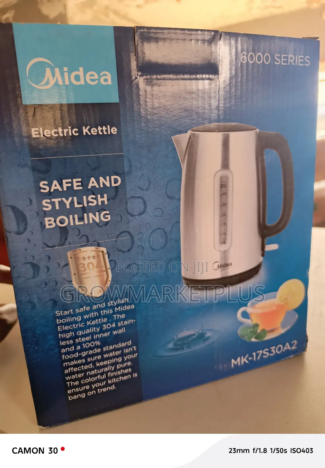 Mk‐17s30a2 Electric Kettle – 1.7l Stainless Steel
