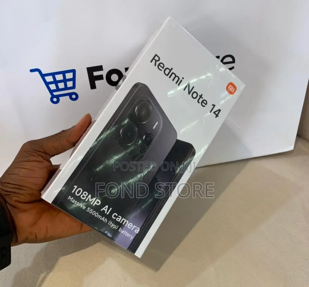 New Xiaomi Redmi Note 14 4G 128 GB Black