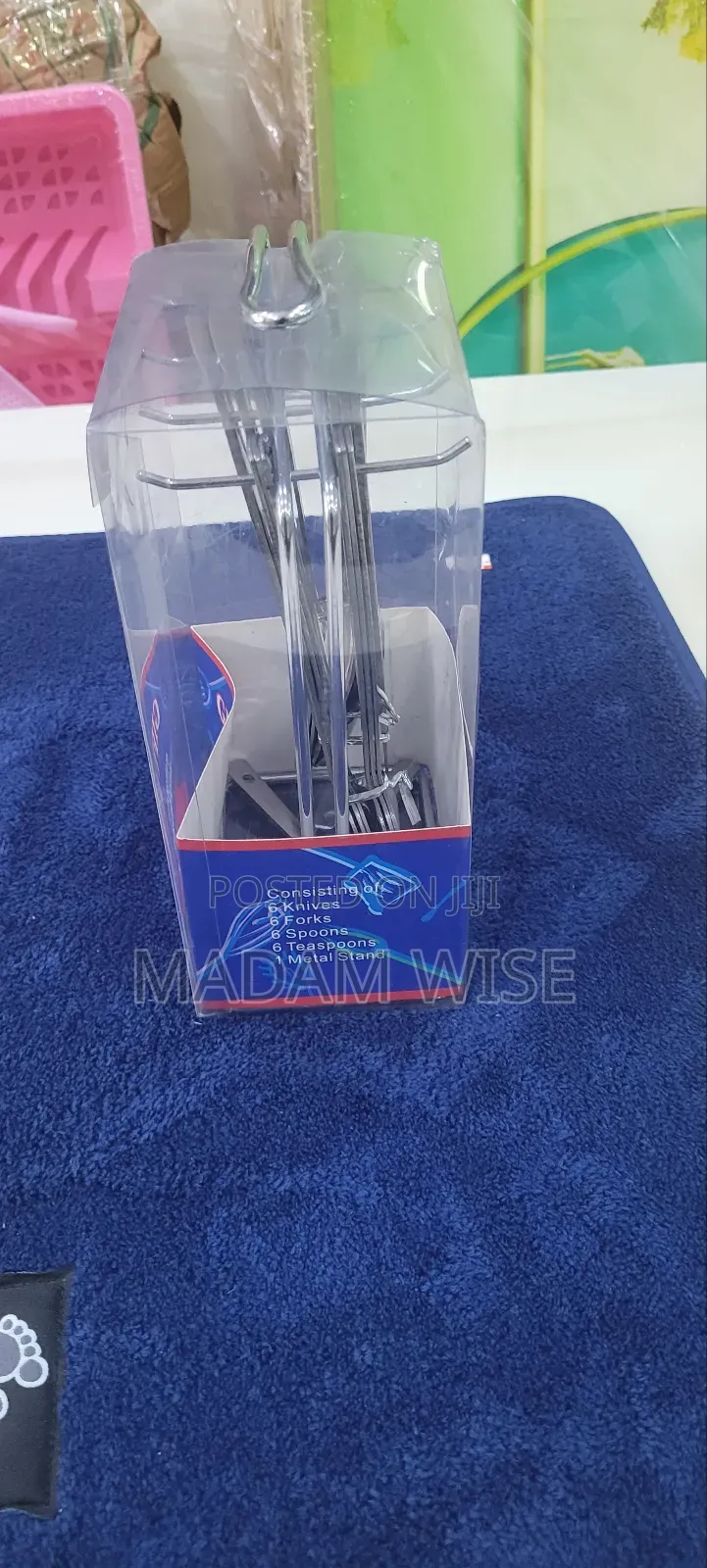 Cutlery Set ( Gift King ) Stainless Steel. 25 Piece Cutlery Set