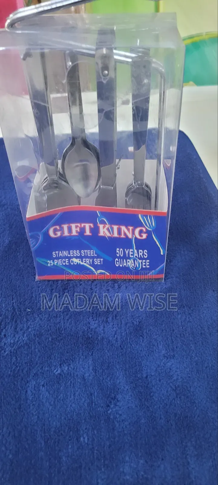 Cutlery Set ( Gift King ) Stainless Steel. 25 Piece Cutlery Set
