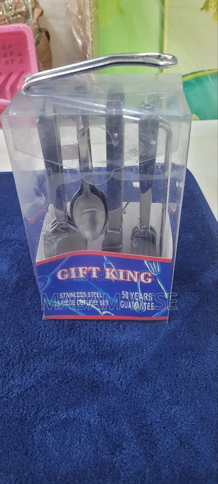 Cutlery Set ( Gift King ) Stainless Steel. 25 Piece Cutlery Set