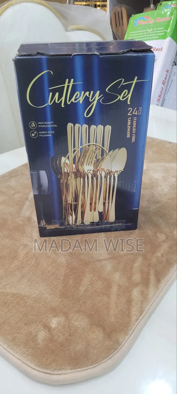 Cutlery Set . High Quality Stainless Steel( Nordric Style Polishing)