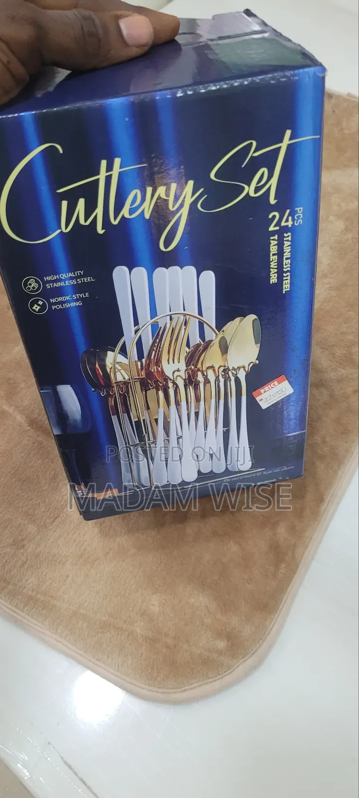 Cutlery Set . High Quality Stainless Steel( Nordric Style Polishing)