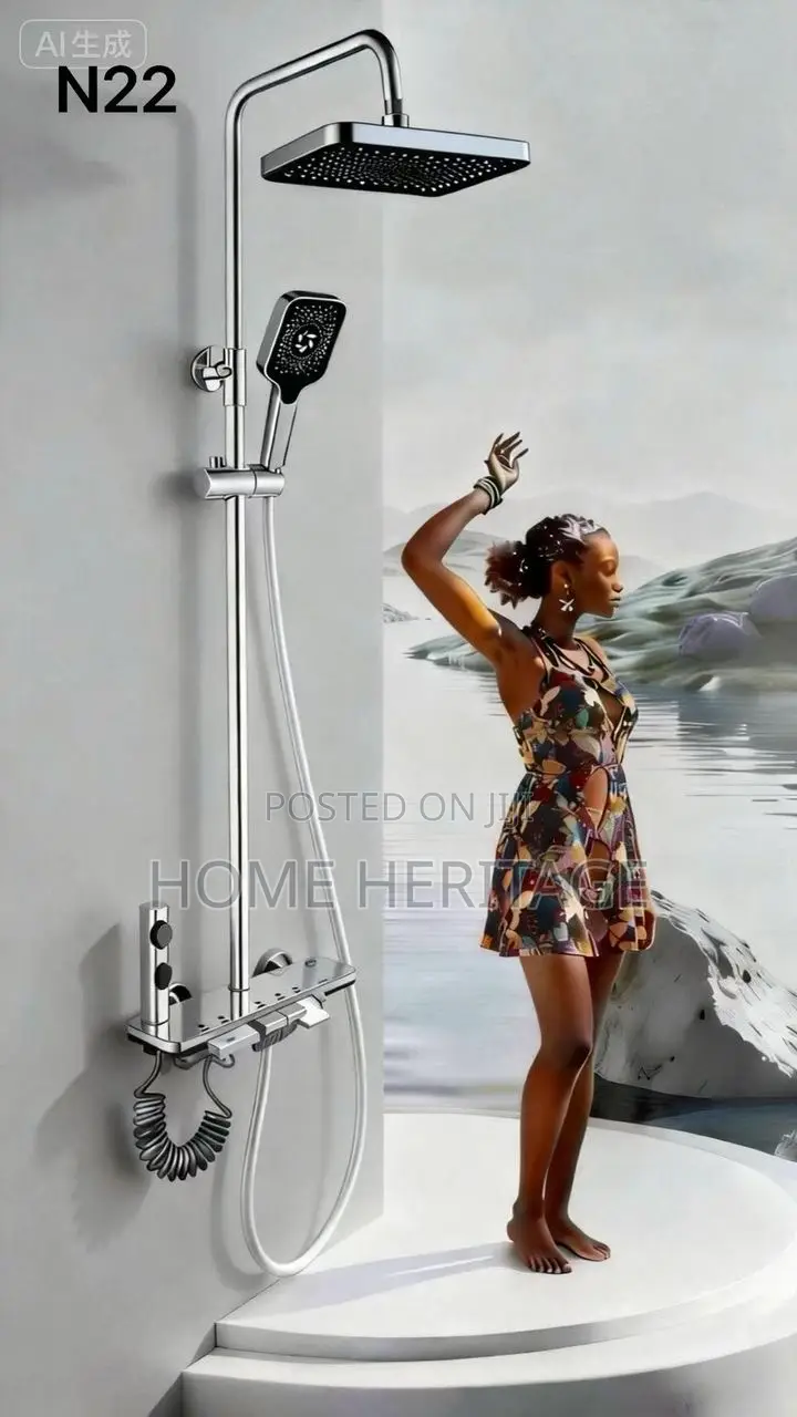 Chrome Pianos Standing Shower