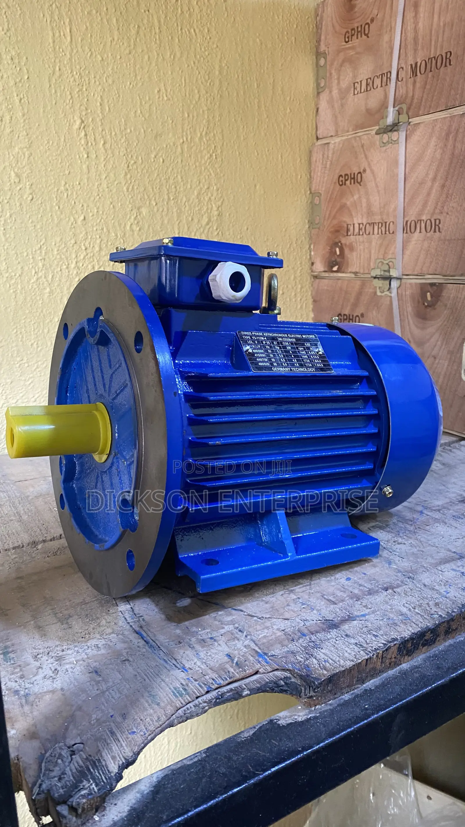High Quality 4kw 5hp 1445rpm Three Phase Electric Motor