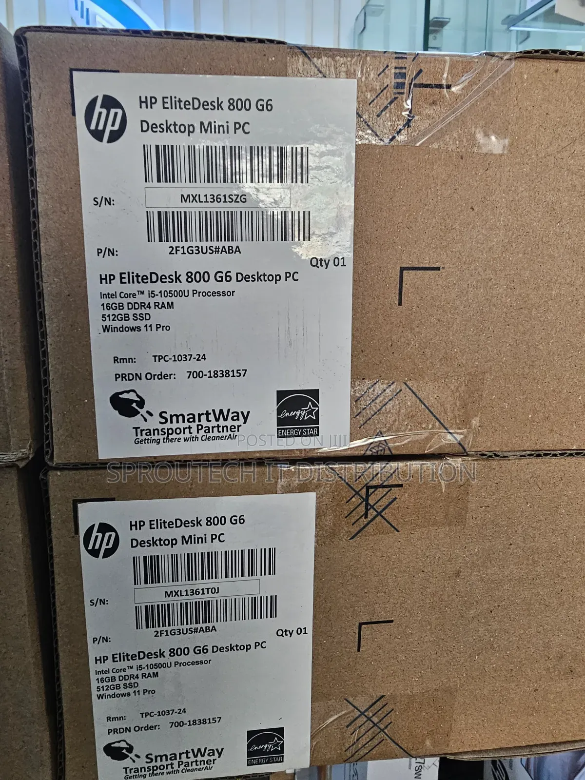 New Desktop Computer HP EliteDesk 800 16GB Intel Core i5 SSD 512GB