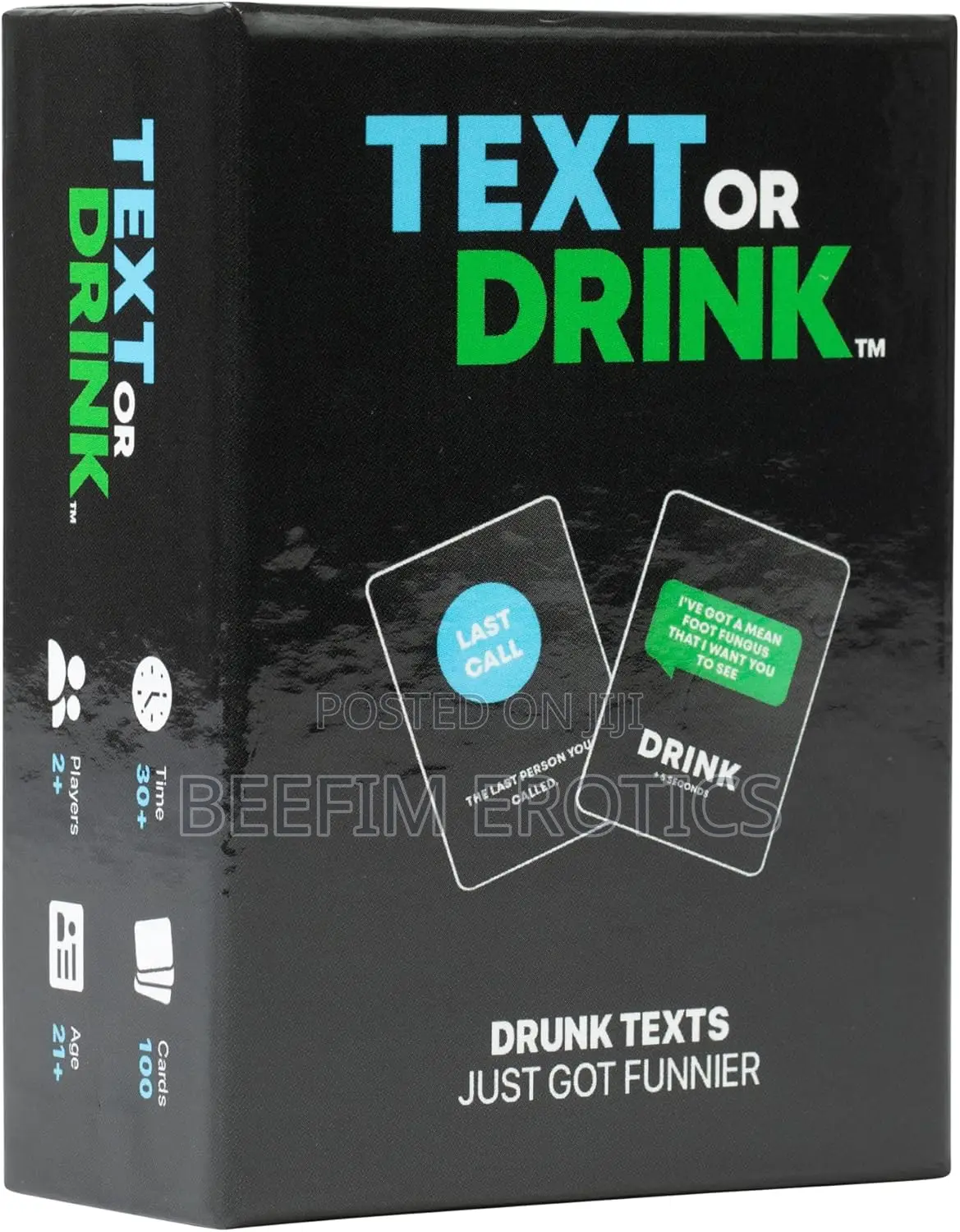 Text or Drink Card Game Party Game for Friends