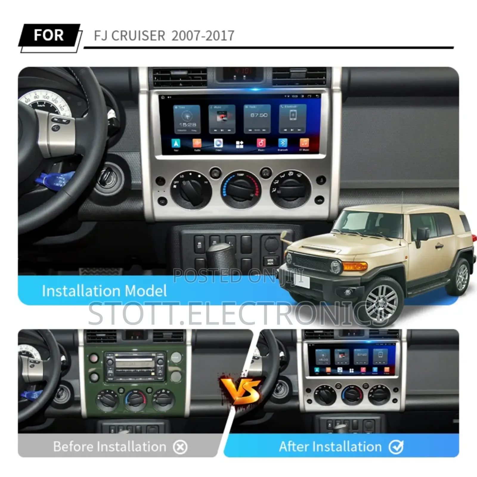 Toyota Fj Cruiser Car Android Multimedia Player