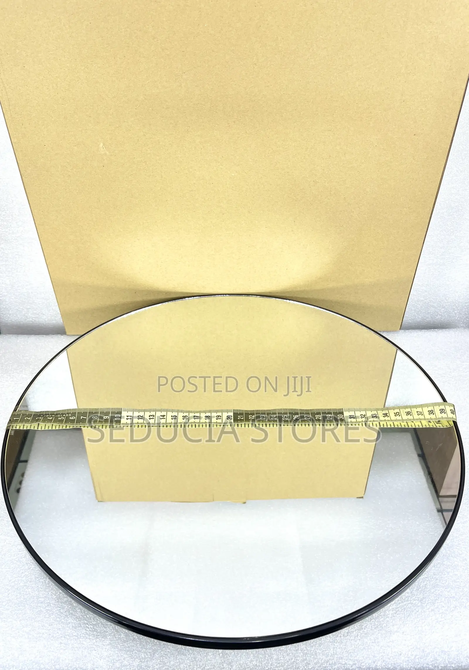 360 Degree Rotating Mirror Display Turntable - 40cm