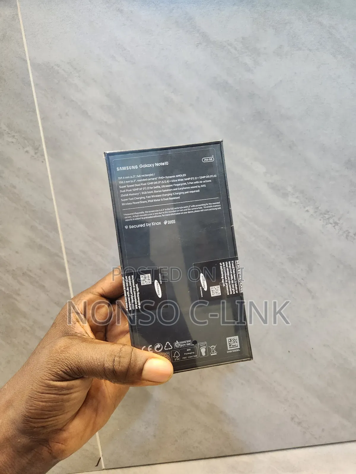 New Samsung Galaxy Note10 256 GB Black