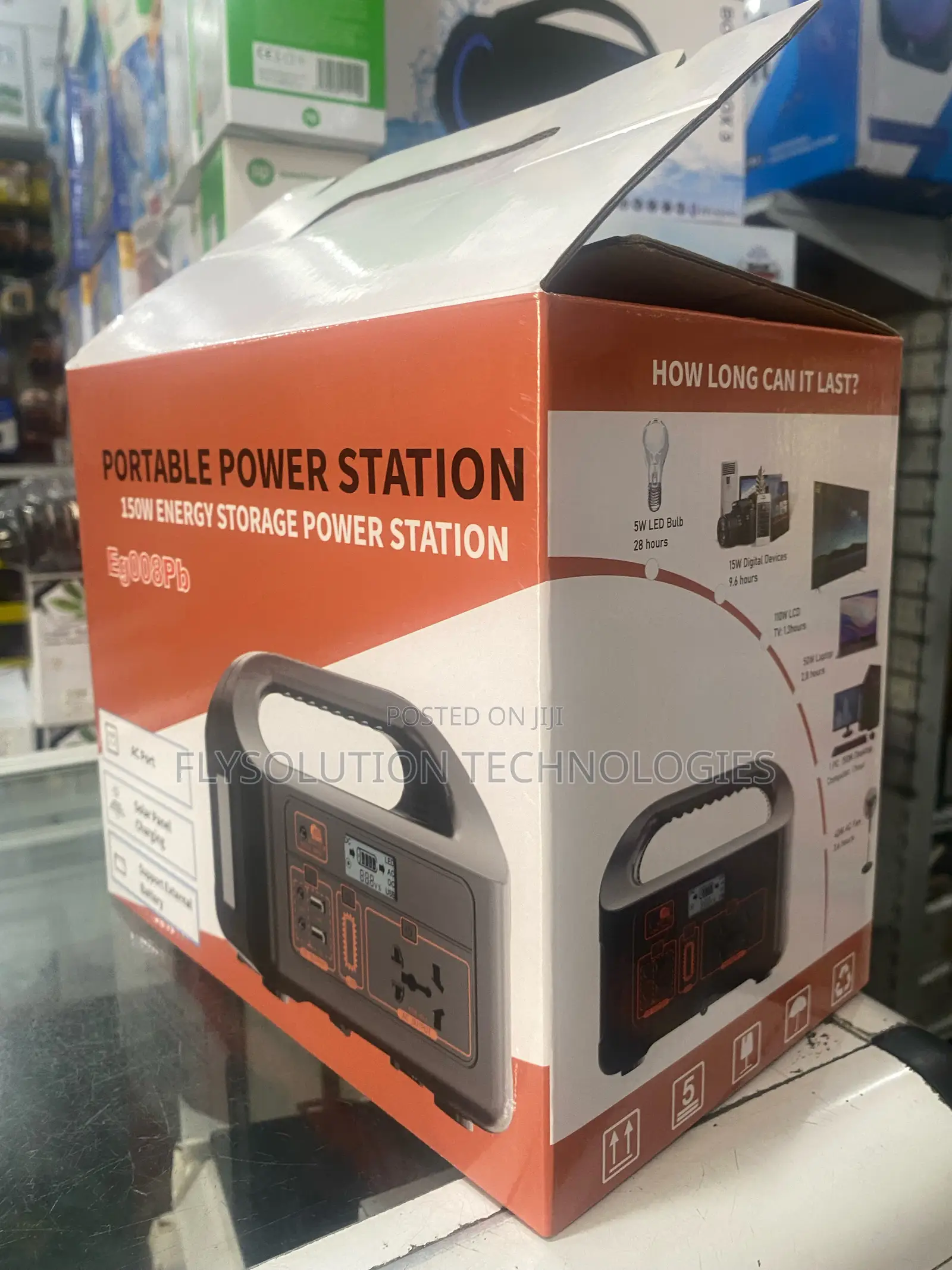Eg008pb 150 Watts Portable Power Station 150w Solar Generator