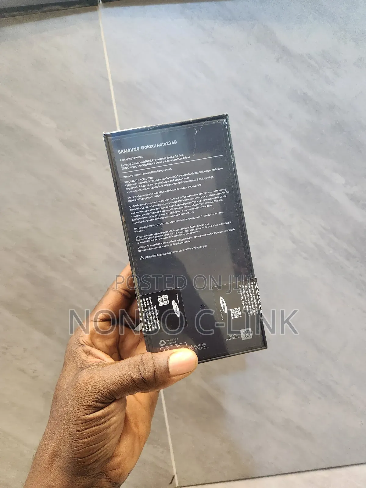 New Samsung Galaxy Note 20 5G 256 GB Black