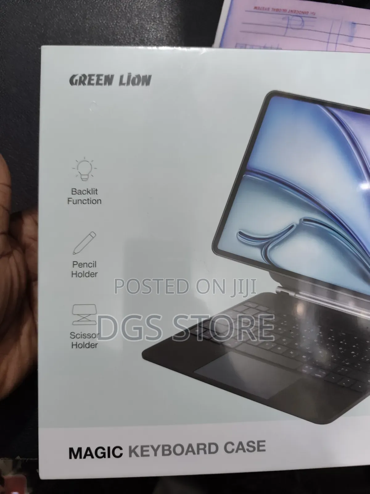 Green Lion Magic Keyboard Case for iPad Air 13" 2024/2025, Pro 12.9"