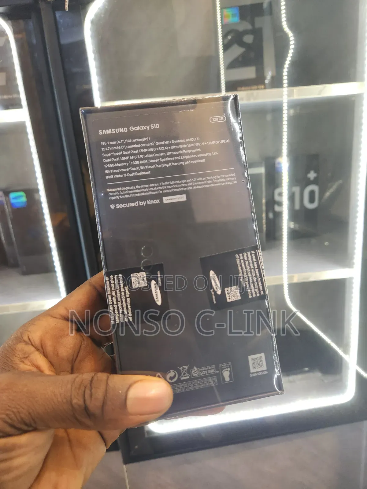 New Samsung Galaxy S10 128 GB Black