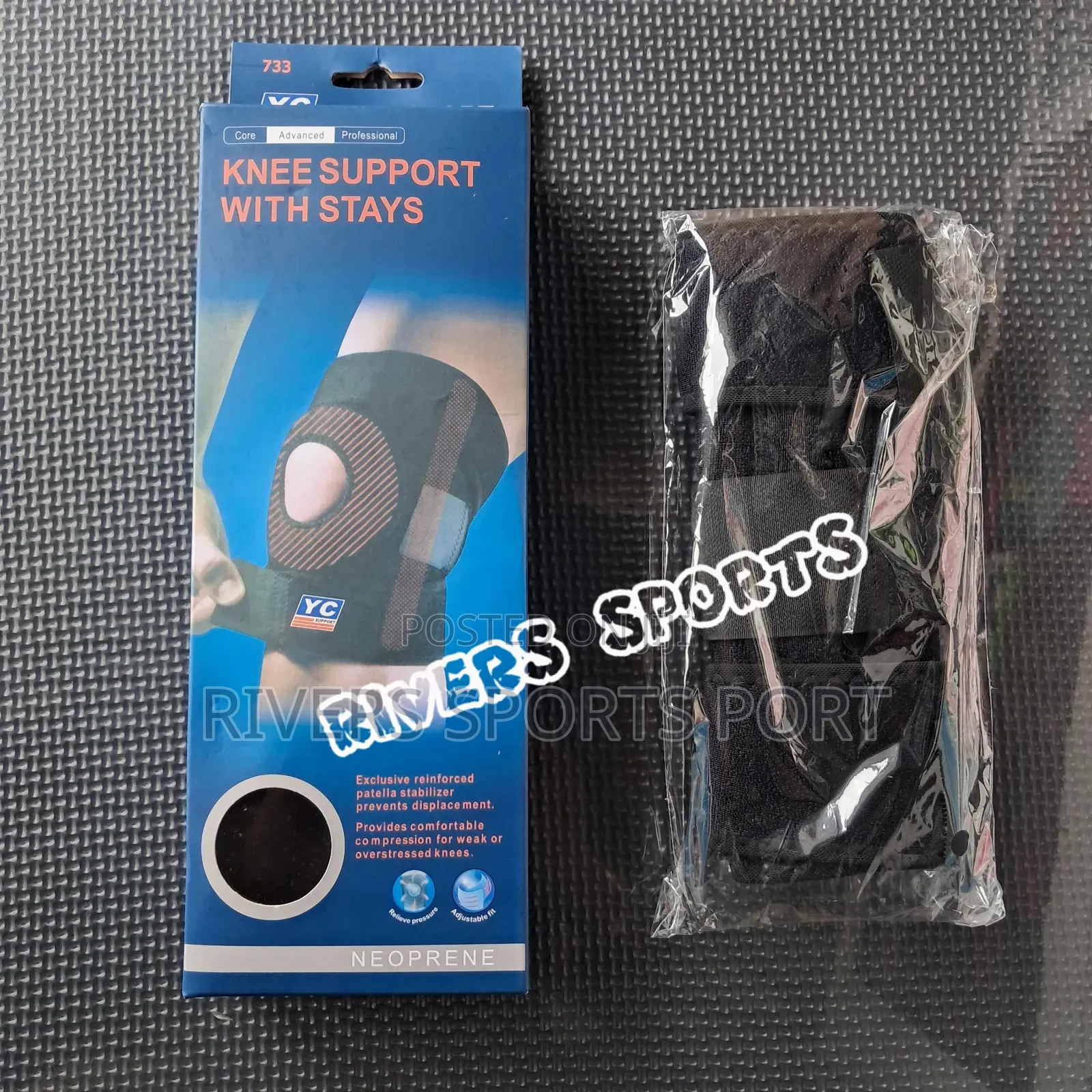 Neoprene Knee Brace / Support With Stays