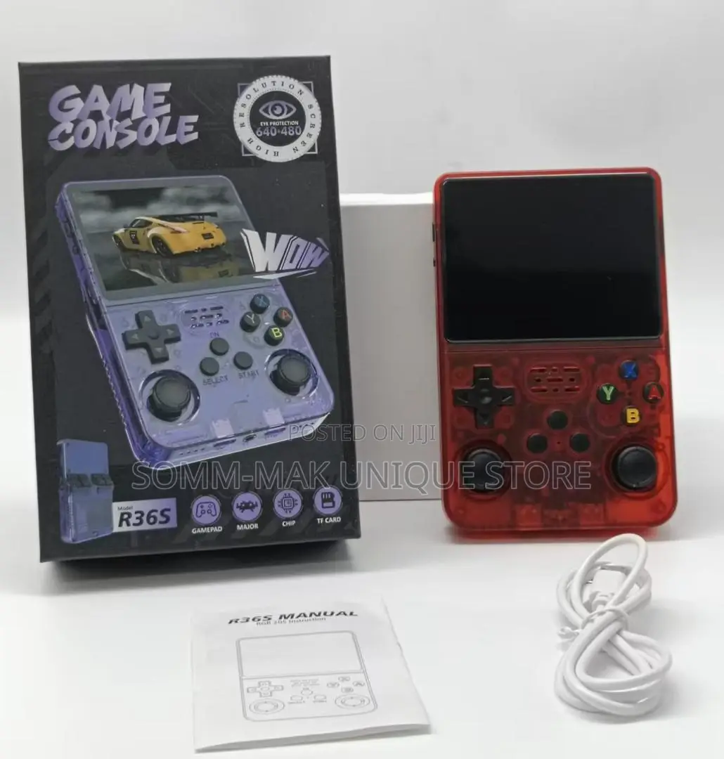 R36s Handheld Game Console Linux Ee System 64gb 15000 Games