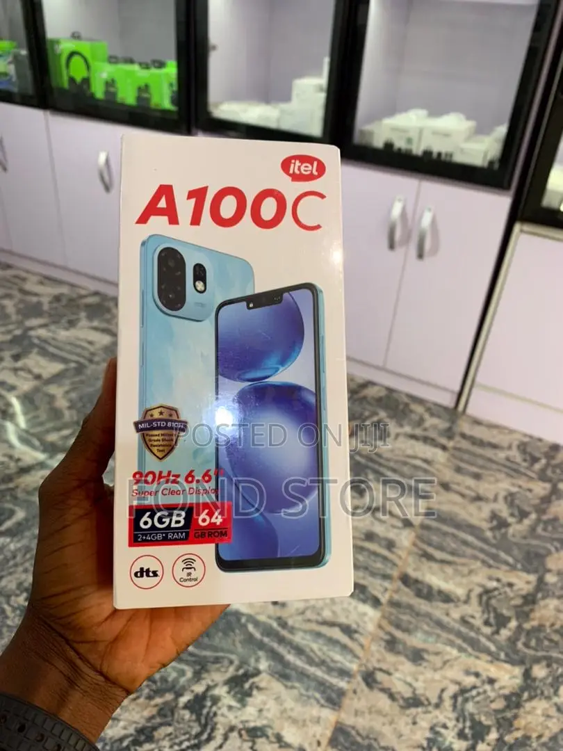New Itel A100C 64 GB Gold