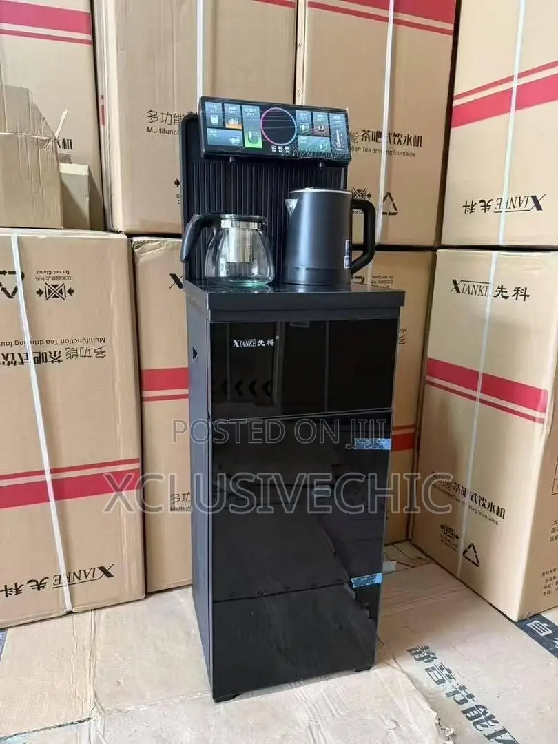 English Version Tea Bar Hot and Cold(Electric Cooling) Water Dispenser