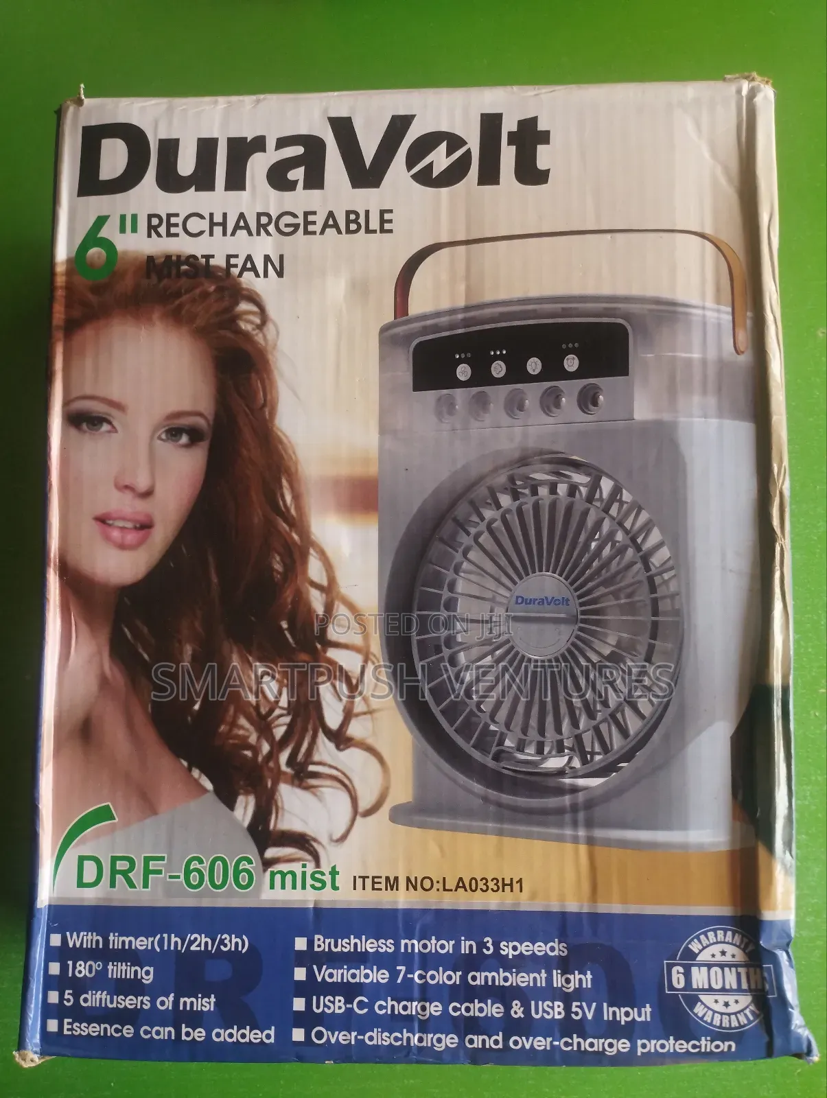 Rechargeable Mist Fan