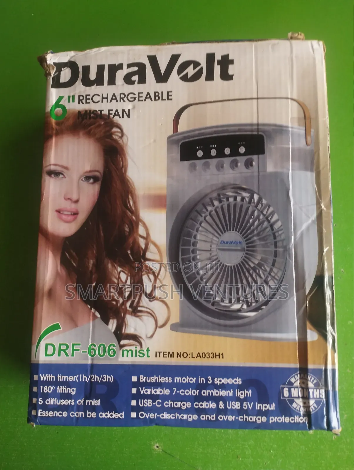 Rechargeable Mist Fan