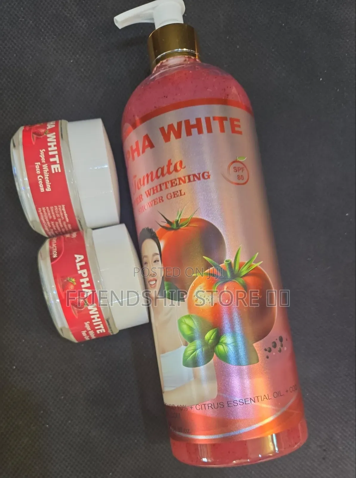 Alpha White Body Soap and Face Cream