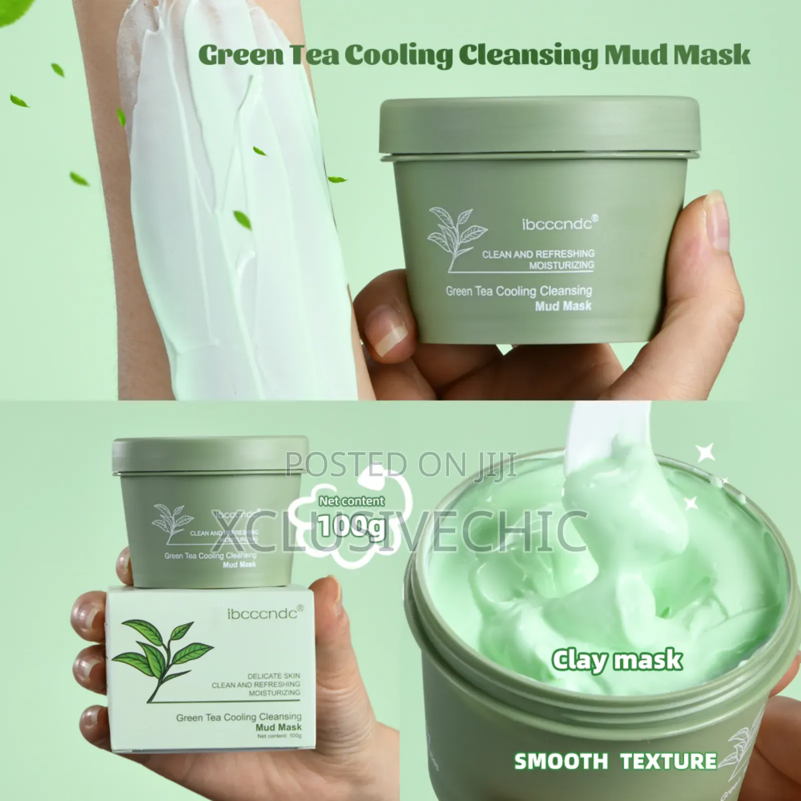Green Tea Cooling Cleansing Mud Mask