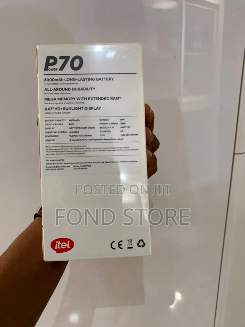 New Itel A70 128 GB Silver