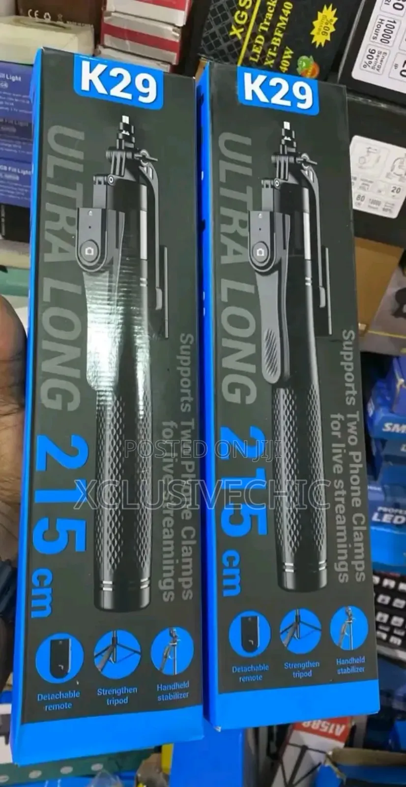 Mobile Phone Bluetooth Selfie Stick With Remote.