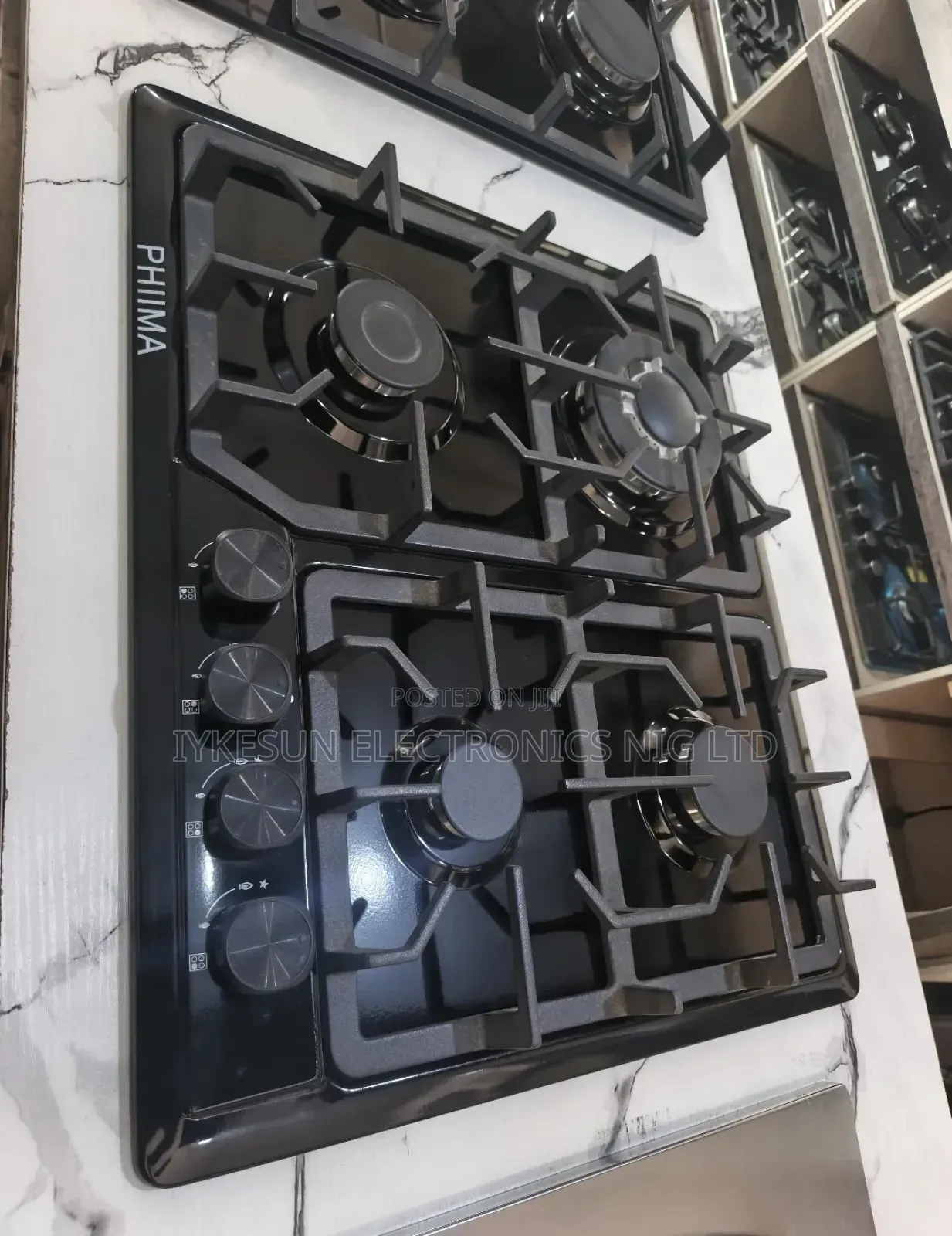 Original Phiima German Technology Inbuilt 4 Burnes Stainless Steel Gas