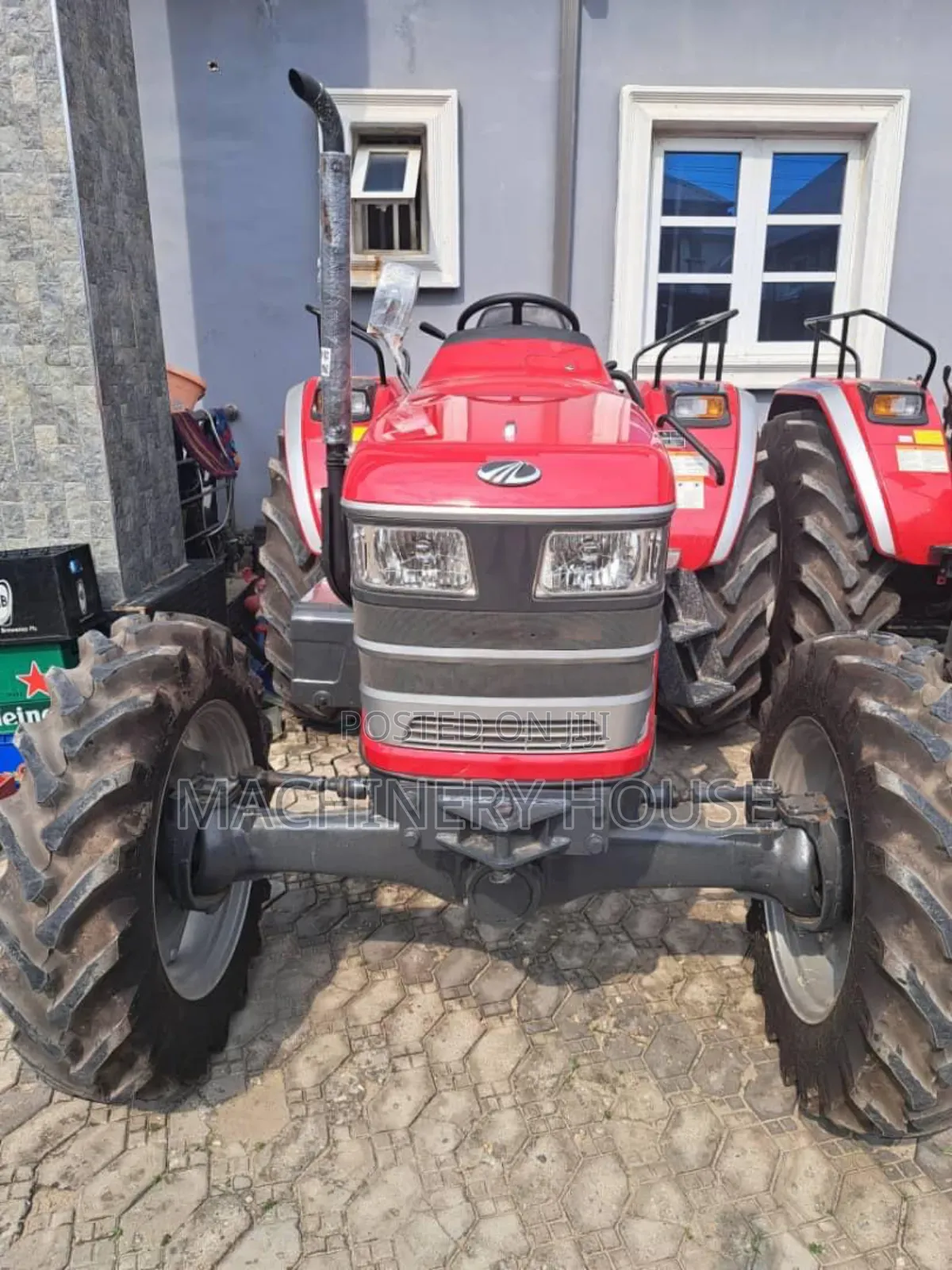 New Holland Tractor With the Implements Disc Plough Disc Harrow
