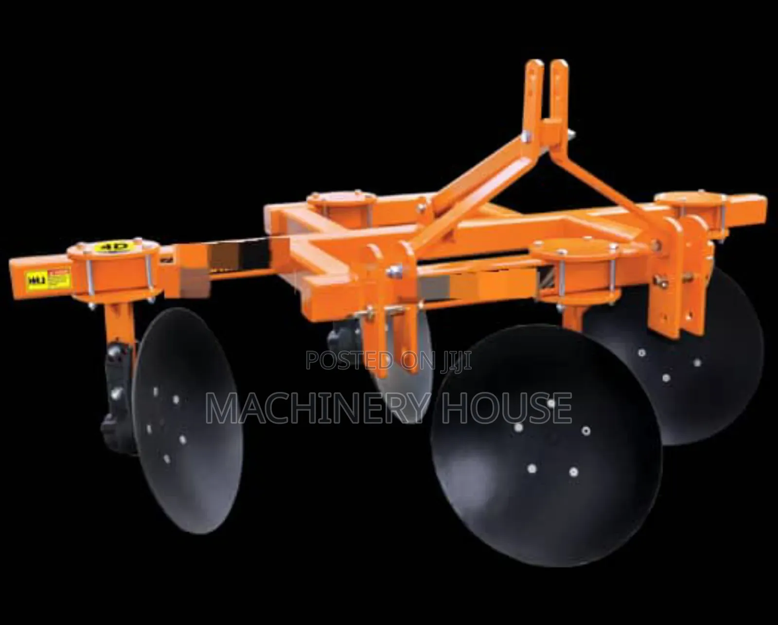 New Holland Tractor With the Implements Disc Plough Disc Harrow