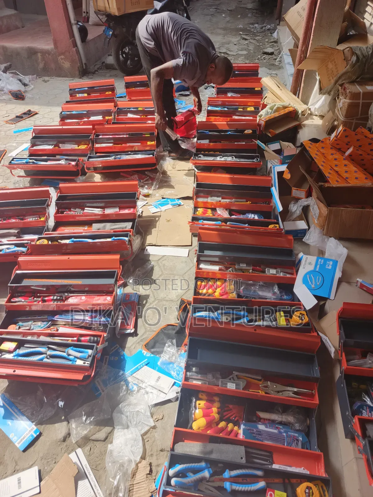 Set of Tools Box Mechanical Tools Box