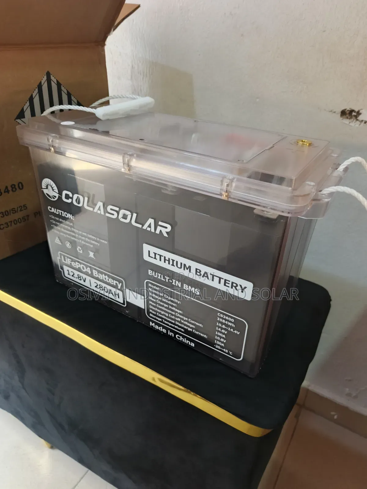 280a 12v Colasolar Lifepo4 Lithium Iron Battery