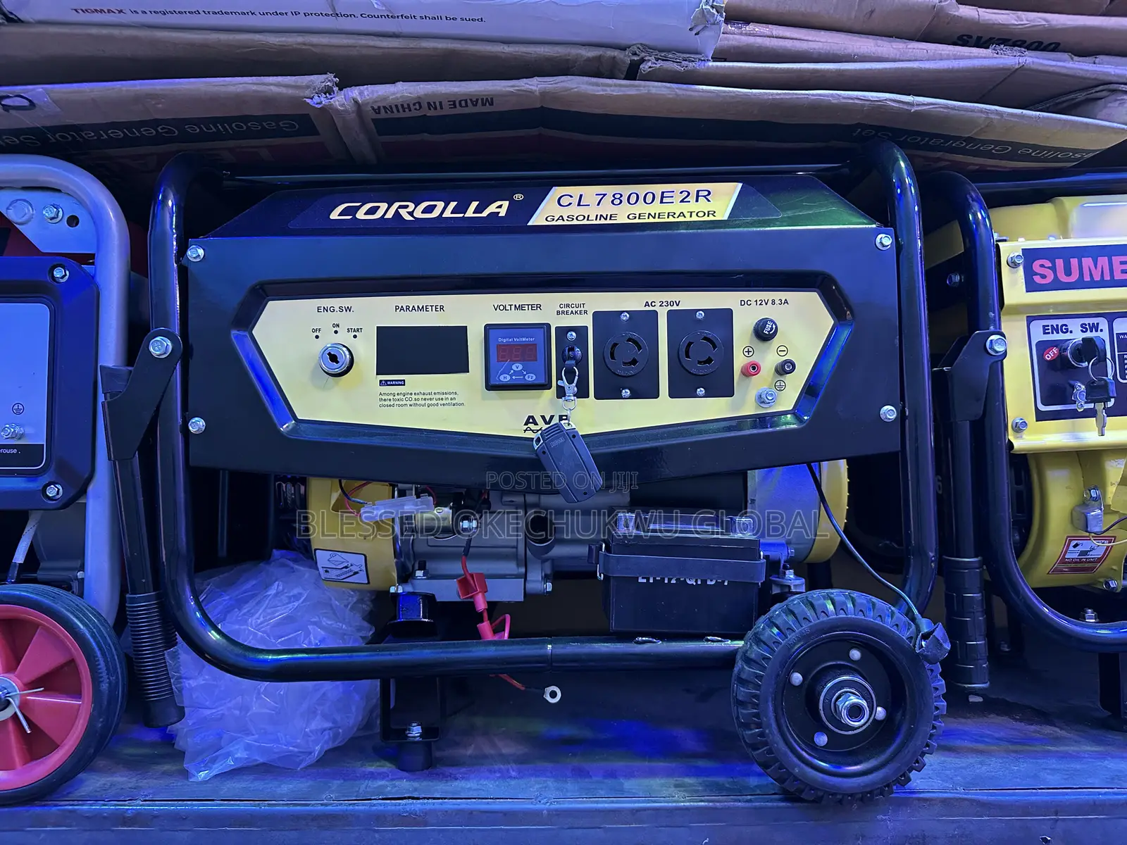 4.5kva Corolla Generator Keystart and Remote Control 100%Copper Coil