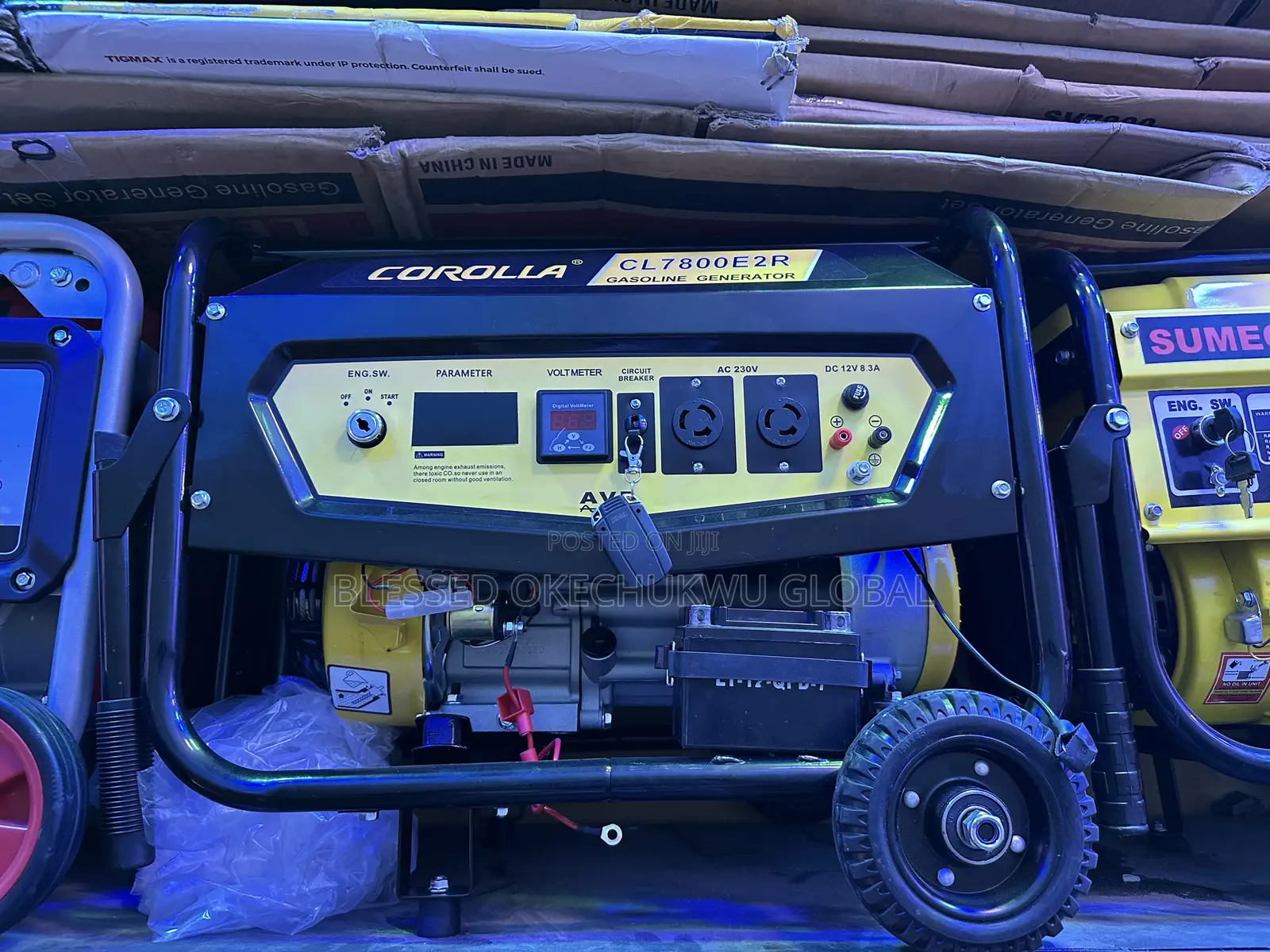 4.5kva Corolla Generator Keystart and Remote Control 100%Copper Coil