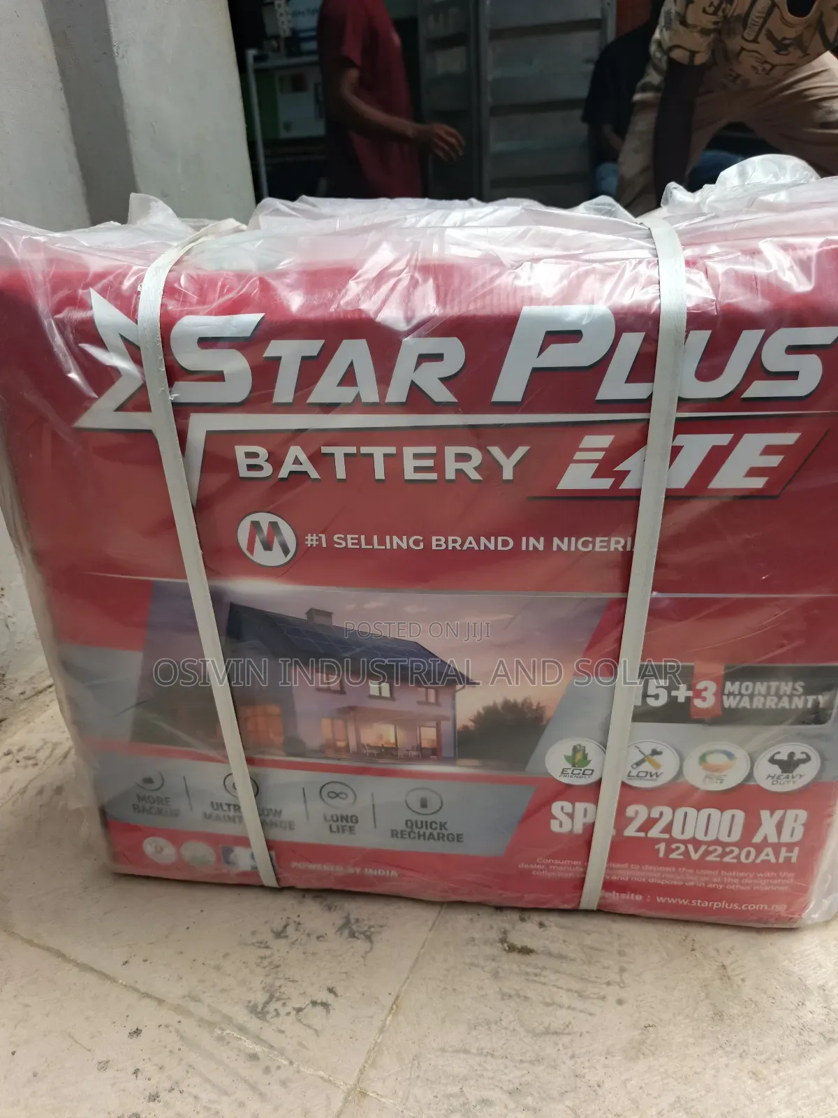 Star Plus 230a 12v Tubular Battery