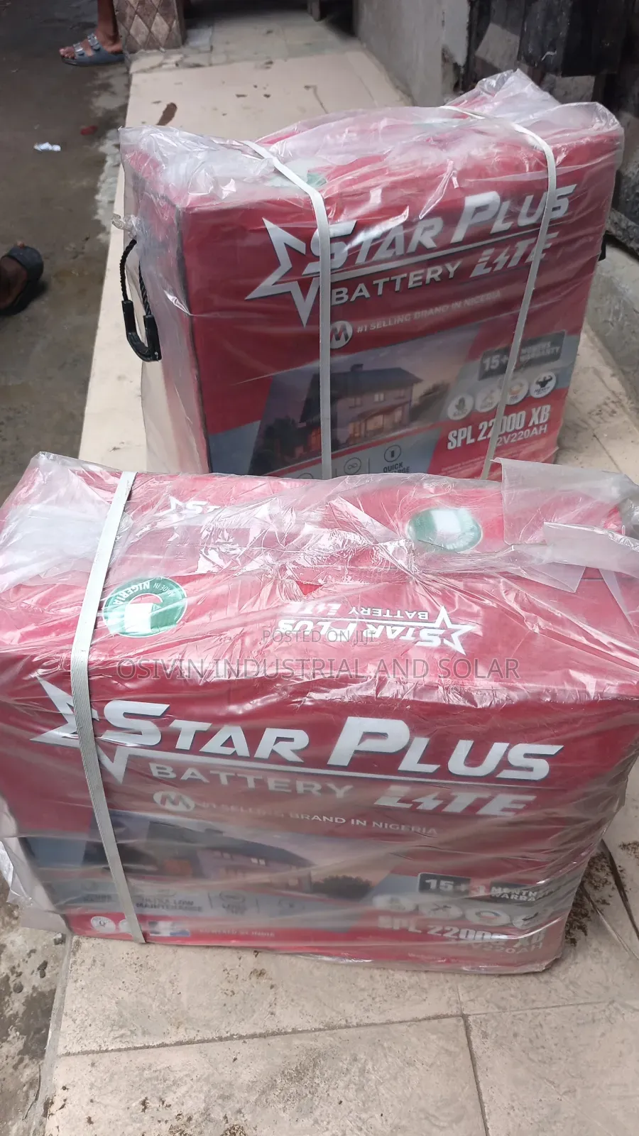 Star Plus 230a 12v Tubular Battery