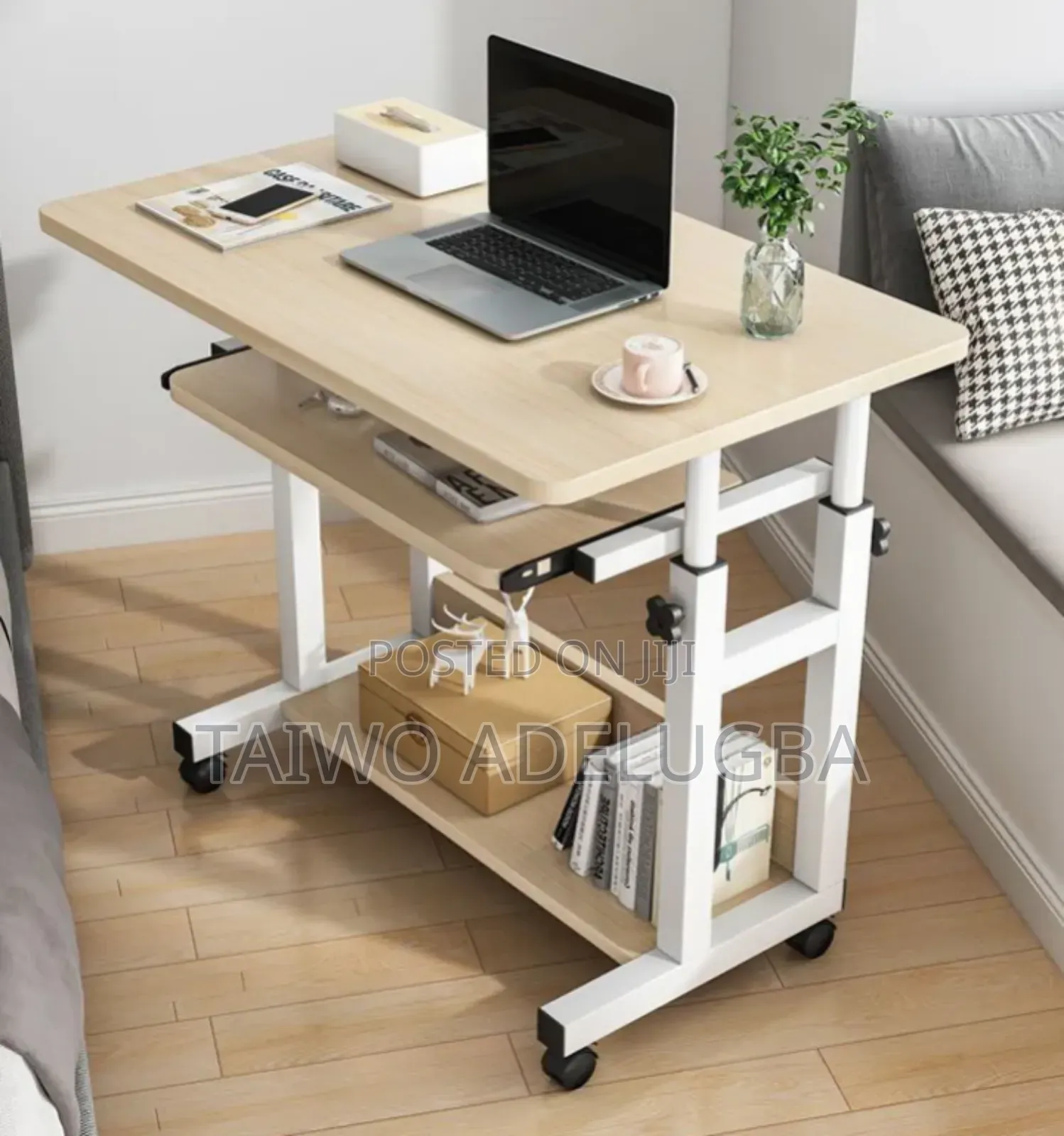 80cm Laptop Table With Drawer